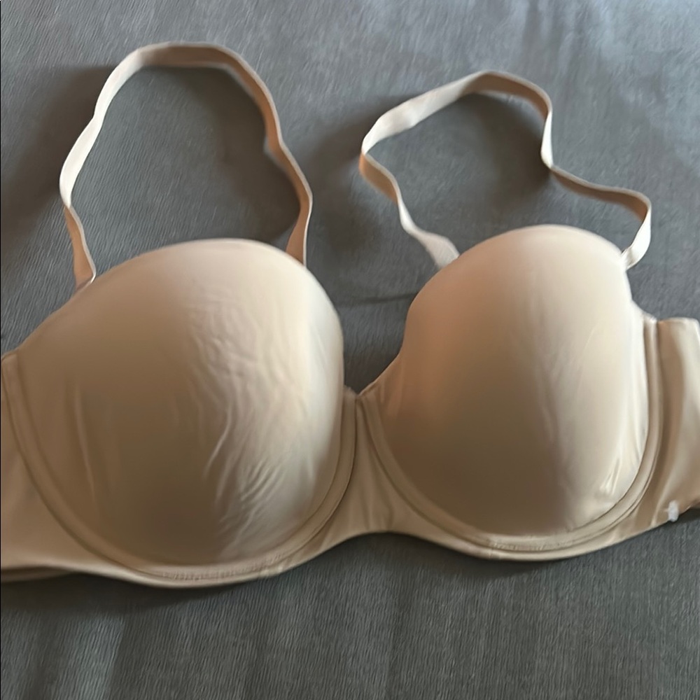 Cream Strapless Bra